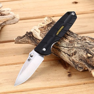 มีด มีดพับ SANRENMU 7092LUX-PH Liner Lock Folding Knife พร้อมตัวทุบกระจก - Black