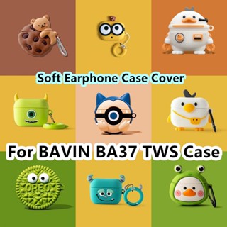 พร้อมส่ง! เคสหูฟัง แบบนิ่ม ลายการ์ตูนเป็ด สําหรับ BAVIN BA37 TWS BAVIN BA37 TWS