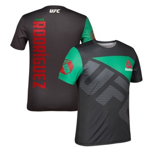 เสื้อกีฬาแขนสั้น ลายทีม UFC Reebok Official Fight สําหรับผู้ชาย 2023