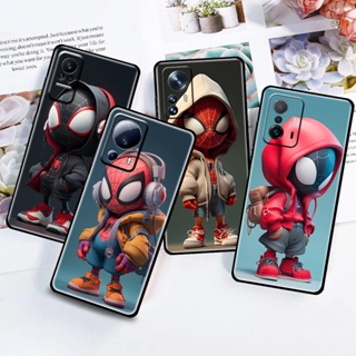 เคสโทรศัพท์ซิลิโคน TPU กันกระแทก ลายสไปเดอร์แมน สําหรับ Xiaomi 10 10S 11 11T LITE PRO ULTRA