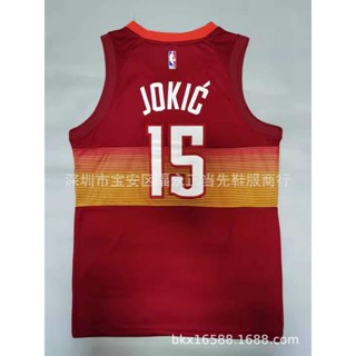 เสื้อกีฬาบาสเก็ตบอล ลายทีม Thankgiving Nba Jersey Nuggets 15 สไตล์คลาสสิก# ลูกบาสเก็ตบอล Jokic 609496