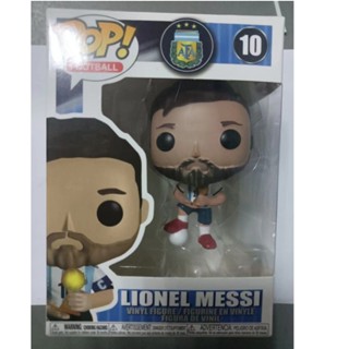 Funko Pop! ฟิกเกอร์ไวนิล รูปฟุตบอล Lionel Messi 10