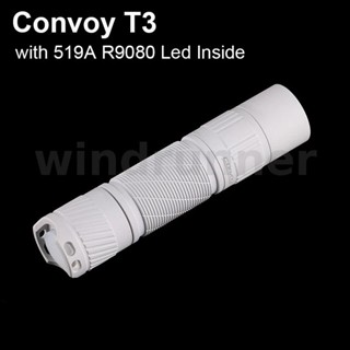 Mao Convoy ไฟฉาย LED S2+ 519A CRI 18650 12 โหมด ขนาดกะทัดรัด สีส้ม