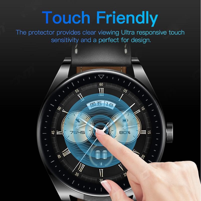 ฟิล์มโค้ง 3D 3 ชิ้น สําหรับ Huawei Watch Buds ตัวป้องกันหน้าจอ นิ่ม ป้องกัน ไม่ใช่กระจก ฝาครอบบน Huawei Smart Watch Buds อุปกรณ์เสริม