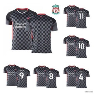 เสื้อกีฬาแขนสั้น ลายทีมชาติฟุตบอล Virgil Keita Firmino Mane Salah พลัสไซซ์ NP2 2020-2021