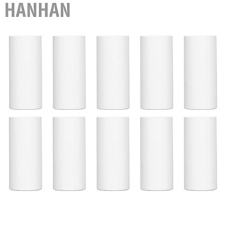 Hanhan 10Pcs Printable Paper Rolls White Thick Paper Thermal Paper Rolls For Printer