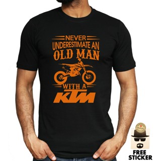 ขายดี KTM เสื้อยืดแขนสั้น พิมพ์ลาย Dirt Bike Rider แฟชั่นสําหรับผู้ชาย 594426