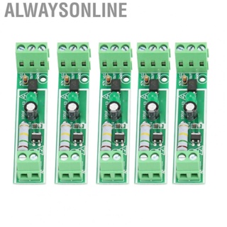 Alwaysonline Optocoupler Module  Less Interference Compact Size 1 Channel Detection Board Excellent PCB 5PCS  for 220VAC Voltage Detection