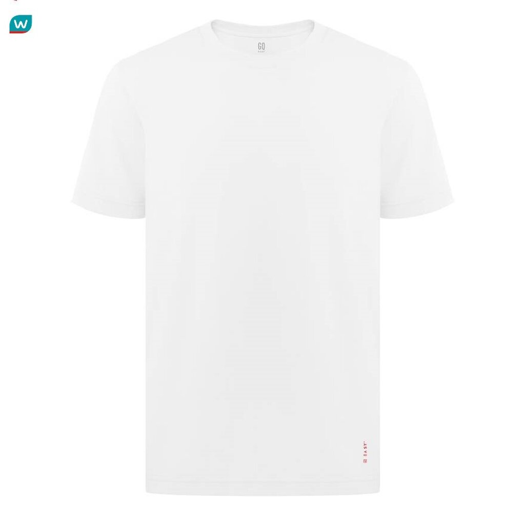GQ จีคิว อีซี่ เสื้อยืด คอกลม สีขาว ไซส์ L