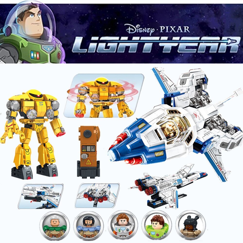 Disney Toys Story XL-15 Buzz Lightyear Stars Buzz Fighter Space Wars Simliar 76832 76830 Building Bl