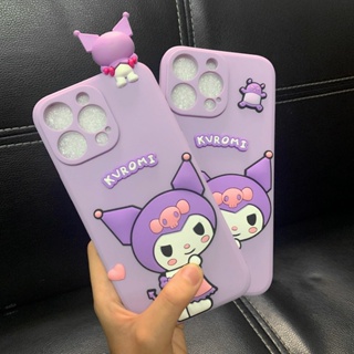 SANRIO เคสโทรศัพท์มือถือ กันกระแทก ลายซานริโอ้ คุโรมิ สําหรับ iPhone 14 13 12 11 Pro MAX Mini XR X XS MAX 8 7 6 Plus SE