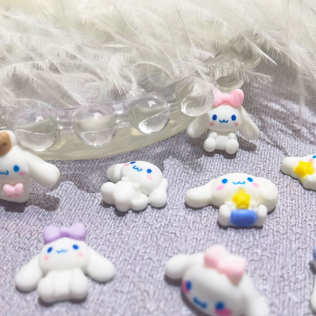 พร้อมส่ง⚡ Cinnamoroll จิว ซินนามอโรล (ราคาต่อ1ชิ้น) อะไหล่ตกแต่งเล็บ จิวแต่งเล็บ อุปกรณ์แต่งเล็บ อะไหล่ติดเล็บ Nailspop