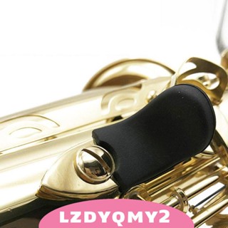 [Lzdyqmy2] Saxophone Rubber Thumb Rest Rubber Cushion for Alto Tenor Soprano Sax Black