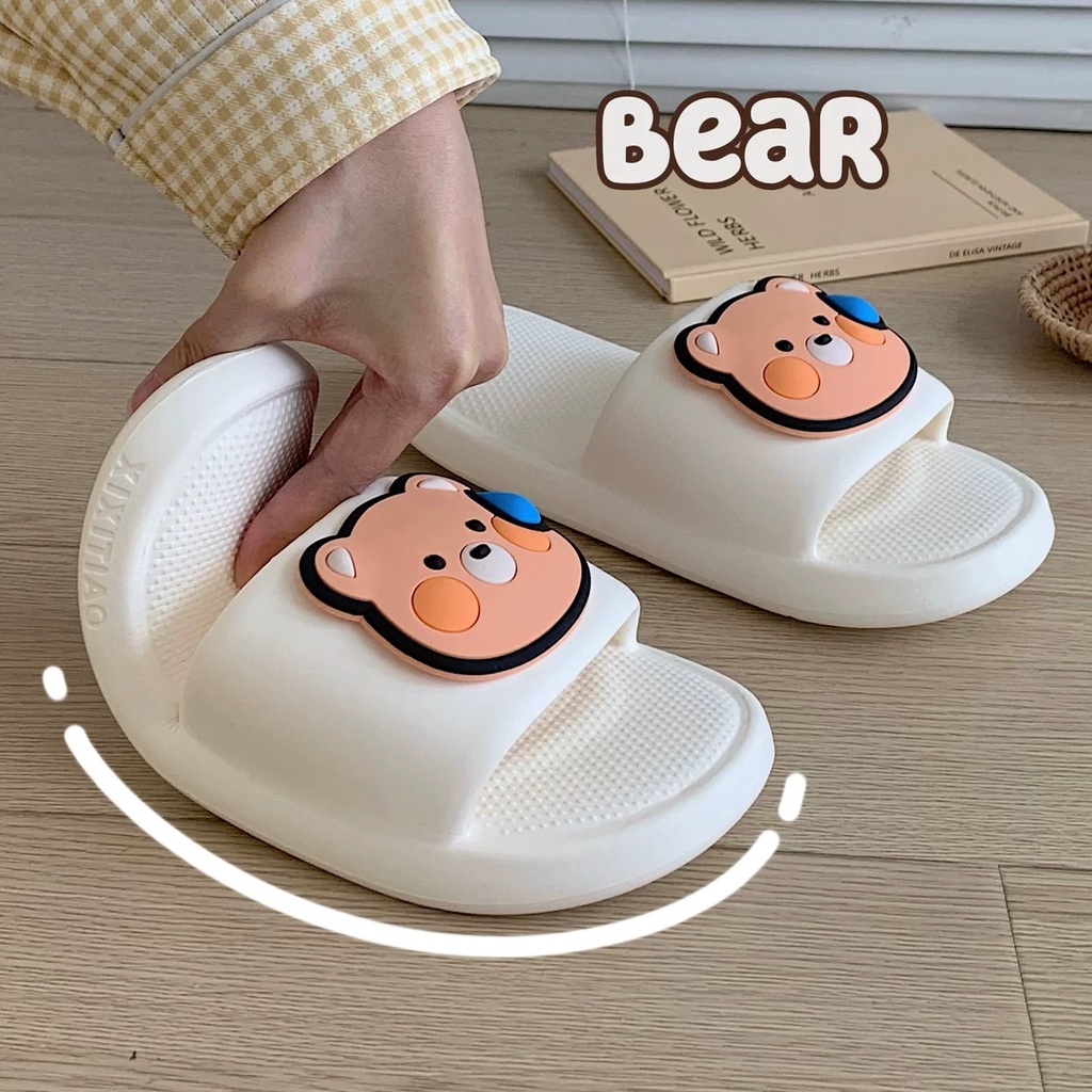 ToyNo.1🧸 พร้อมส่ง🧸 "LT-F237" รองเท้าแตะสวม ส้นแบน ลายสัตว์น่ารัก มีหลากหลายลาย หลายสีน่ารักมาก