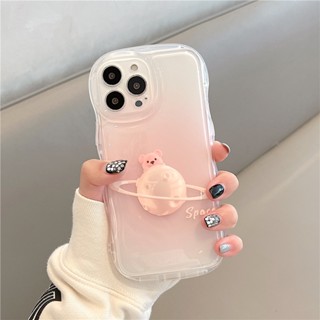 หมีดาวเคราะห์เปื้อนน่ารักเหมาะสำหรับเคสโทรศัพท์มือถือ iphone รวมทุกอย่างฝาครอบป้องกันการตก