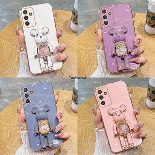 เคส Samsung Galaxy A14 เคส Samsung S23 Ultra เคส Samsung A24 Casing Samsung A34 Case Samsung A54 Case Samsung S23 Plus Case Samsung M14 Case Silicone Cartoon Anime Cute Kaws Bear Stand Phone Cover Cassing Cases Case TX โทรศัพท์มือถือ ซิลิโคน ลายการ์ตูนหมี