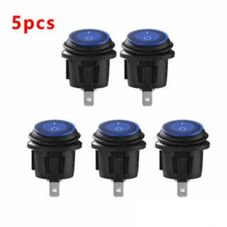 ⚡READYSTOCK⚡LED Round Switch Car Boat Truck Parts ON/OFF Switch Rocker Switch Round Switch