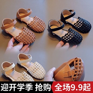 ❀Qinzi เสือดาว❀พร้อมส่ง ใหม่ รองเท้าแตะลําลอง พื้นนิ่ม ขนาดใหญ่ สไตล์เจ้าหญิง แฟชั่นฤดูร้อน สําหรับเด็กผู้หญิง 2023