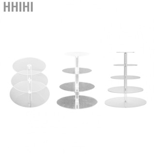 Hhihi Cupcake Stand  Acrylic Widely Used Cupcake Holder Easy Assembly  for Wedding