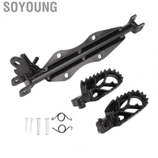 Soyoung Motorbike Footpeg Bracket Black  Coating Foot Rest Pegs for Chinese Made 50cc To 160cc Pit Dirt Bikes