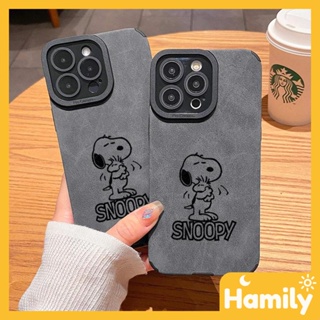 For iPhone 11 Case Gray Leather Veneer Pupil Fur Case Soft Shell Shockproof Phone Case Cute Cartoon Dog Compatible with iPhone 14 13 Pro max 12 Pro Max XR XS 7Plus 8Plus