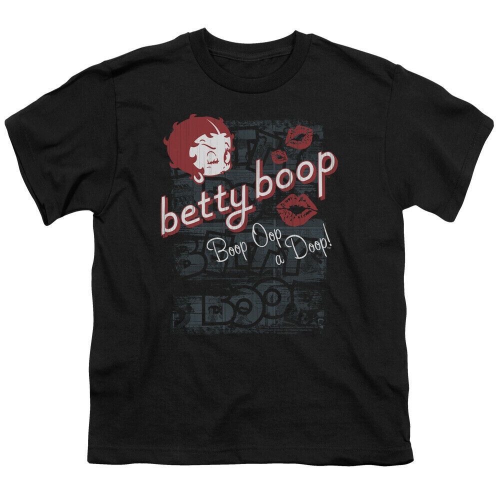 เสื้อยืด พิมพ์ลาย Betty Boop Boop Opp Youth Hipster สไตล์พังก์ คลาสสิก ทนทาน