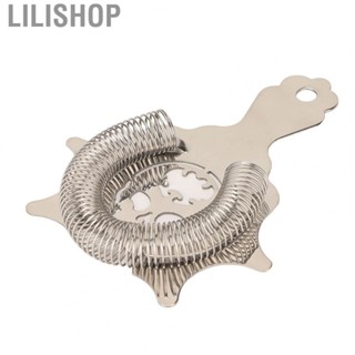 Lilishop Cocktail Strainer  Reduce Hand Stress Rust Proof Bartender Strainer  Break Stainless Steel Not Easy To Bend  for Pub