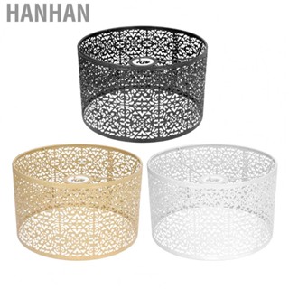 Hanhan Lamp Cover  Metal E27 E14 Use Exquisite Good Heat Dissipation Drum Lamp Shade  for Home