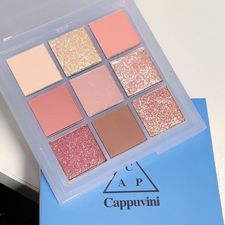 Cappuvini อายแชโดว์พาเลท เนื้อแมตต์ สวยหรู ไม่ซีดจาง กันน้ํา แต่งหน้าทุกวัน