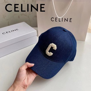 พร้อมส่ง หมวกเบสบอล พิมพ์ลายตัวอักษร CEIlNE ปรับขนาดได้ สําหรับทุกเพศ