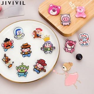 JIVIVIL ของเล่นเรื่องราวน่ารักสตรอเบอร์รี่หมีการ์ตูนสัตว์ประหลาดสามตา