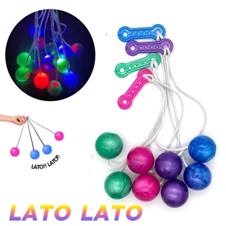 COD🔥Lato Lato Ori โอริ LED ลูกบอลหรรษา ขนาด 40 มม. ของเล่นสําหรับเด็ก มีไฟ LED สร้างสรรค์ ฮิตที่สุด