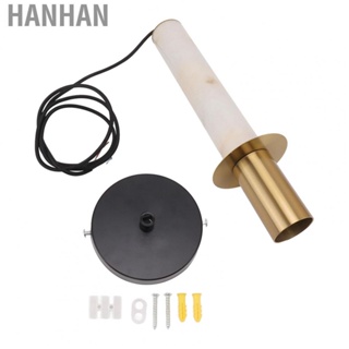 Hanhan Marble Pendant Light  E27 E26 Lamp Holder Decorative  Modern Chandelier Lamp Metal Iron  for Bars for Bedroom