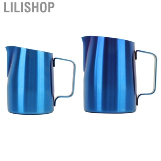 Lilishop  Frothing Pitcher Latte Cup  Bevel Design Olecranon Type Outlet Coffee Frothing Cup  for Home