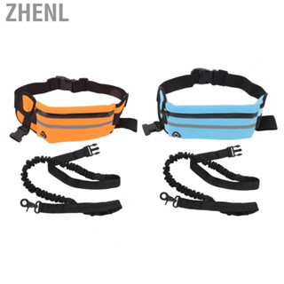 Zhenl Hands Free Dog Leash Fanny Pack Waist Dog Leash Nylon Bungee Leash Pack For Ni