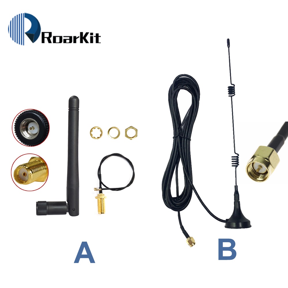 2.4GHz 3dBi WiFi 2.4g เสาอากาศเราเตอร์ไร้สาย + 17 ซม.PCI U.FL IPX to RP SMA ชาย Pigtail สาย CC2531 C