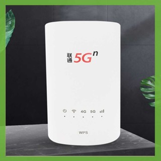 เราเตอร์ 5G 1000Mbps CPE WiFi เข้าได้กับซิมการ์ดเครือข่าย 4G 3G