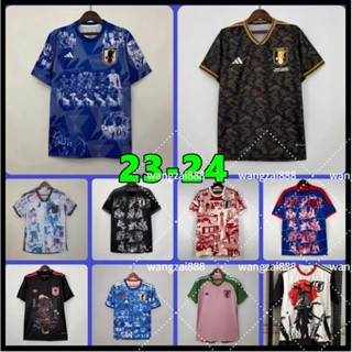 เสื้อกีฬาแขนสั้น ลายทีมชาติฟุตบอลชั้นนํา 23-24 24-48 ชั่วโมง ไซซ์ S-2XL สไตล์ญี่ปุ่น สําหรับผู้ชาย พร้อมส่ง