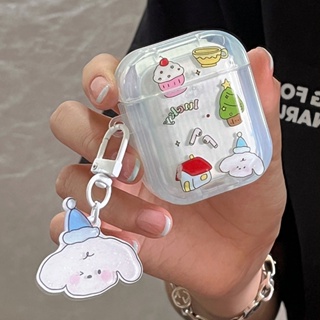 เคสหูฟังซิลิโคน ลายการ์ตูนลูกสุนัข สําหรับ AirPods Pro AirPods 3 2 Pro2