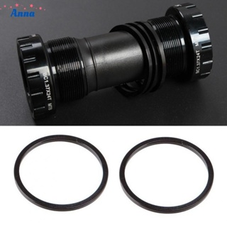 【Anna】Bicycle Bottom Bracket Spacer Bike Black Cycling Fits For GXP HollowTech II 2pcs