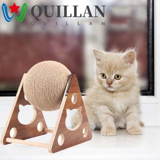 Quillan ลูกบอลไม้ของเล่นสําหรับสัตว์เลี้ยงแมวทนทาน