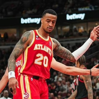 เสื้อกีฬาบาสเก็ตบอล แขนกุด ลายทีม Atlanta Hawks Jersey NO.20 John Collins 22-23 Season สําหรับผู้ชาย