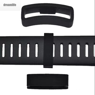 【DREAMLIFE】1 PCS Soft Sillicon Rubber Watch Band Loop Holder Locker For SUUNOTO CORE Black