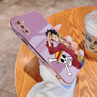 เคสโทรศัพท์มือถือแบบนิ่ม ขอบสี่เหลี่ยม ลาย D.Luffy หรูหรา สําหรับ Samsung Galaxy Note 10 Plus Lite Note 20 Ultra A81 M60S