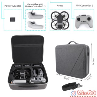 Go กระเป๋าเคส ความจุขนาดใหญ่ กันรอยขีดข่วน แบบพกพา สําหรับ Dji Avata