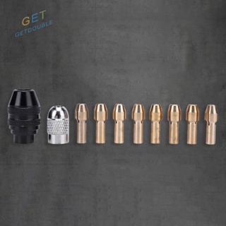 [Getdouble.th] ชุดหัวจับคอลเล็ตสว่าน ขนาดเล็ก สําหรับ Dremel 10 ชิ้น [Getdouble.th]