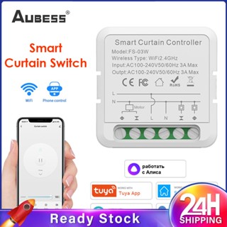 ❥❥ Smart Curtain Controller Tuya Wifi Smart Life Curtain Switch รีโมทคอนโทรลไร้สายสำหรับ Alexa และ Google Home Assistant Smart Home