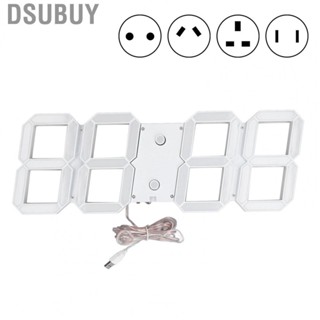 Dsubuy Hanging Clock  Wall Flame Retardant 0 Error Timing Stable Brightnes for Home Hotel Office