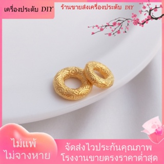 💖เครื่องประดับ DIY ขายส่ง💖แหวนสร้อยข้อมือ เชือกถัก ทรงกลม สีทอง แข็งแรง DIY[วงกลม/สร้อยคอ/สร้อยข้อมือ/ต่างหู/กําไลข้อมือ]