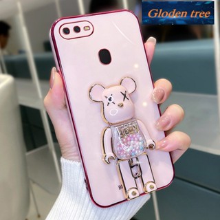 เคสโทรศัพท์มือถือ ซิลิโคนนุ่ม กันกระแทก ลายต้นไม้ Gloden สําหรับ OPPO a5s a12 a7 a3s a12e F9